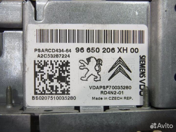 Магнитола Пежо 308 1 T7