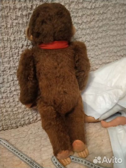 Игрушки мягкие обезьяна ГДР, собака Tsuzipet