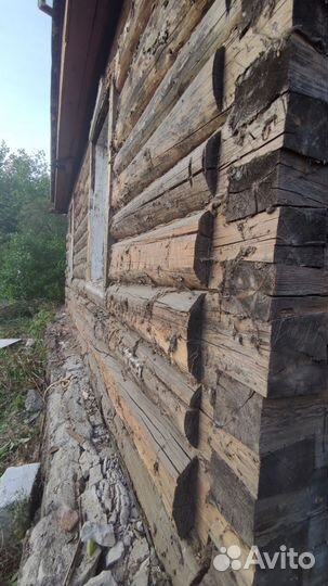 Сруб дома из бревна бу