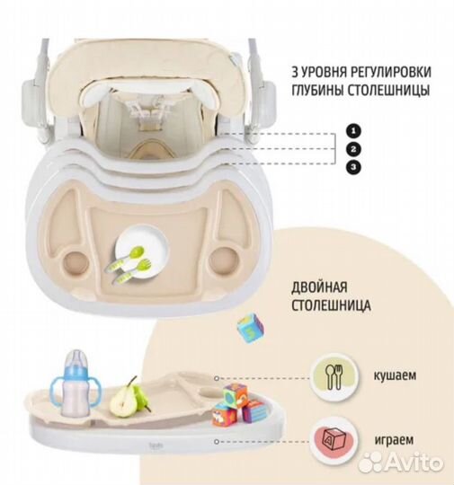 Стульчик для кормления - трансформер nuovita