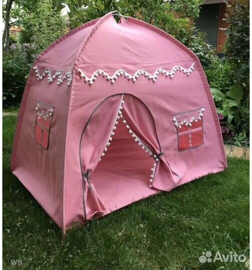 Детская игровая палатка Хлопок Лен