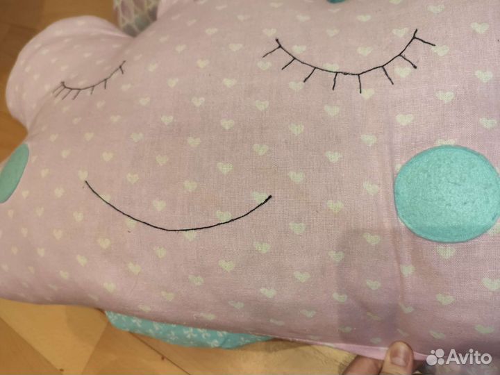 Комплект бортиков в кроватку звери б/у