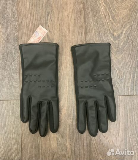 Перчатки кожаные