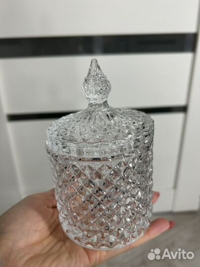 Конфетница сахарница ваза с крышкой