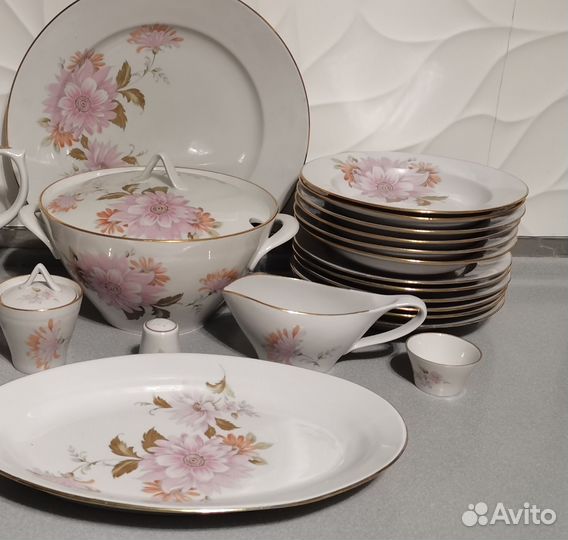 Сервиз чайный Богемия Чехословакия