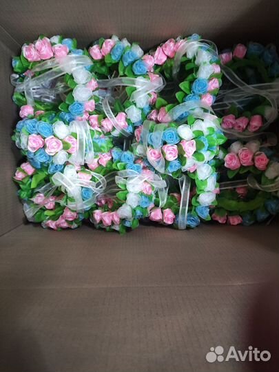 Венок на голову из цветов