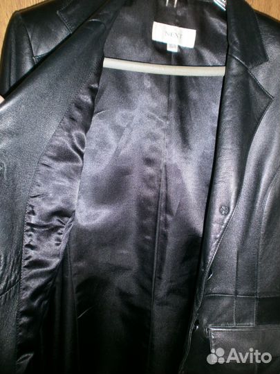 Плащ (тренч) из натуральной кожи