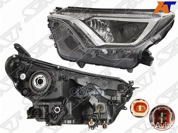 Фара toyota RAV4 15-19 LH галоген, с электрокор