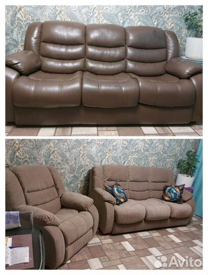 Перетяжка мягкой мебели