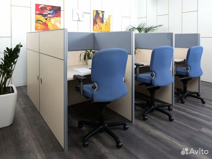 Столы для колл центра. Офисная мебель