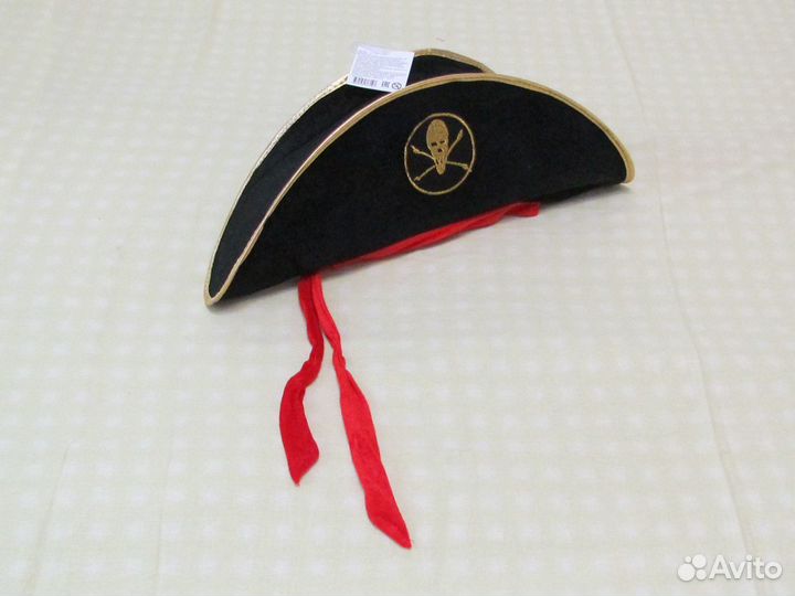 Новый костюм шапка Пират карнавальный шляпа
