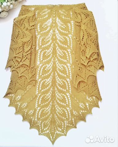 Вязание шалей спицами на заказ