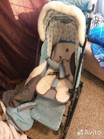 Детские санки коляска ника kids