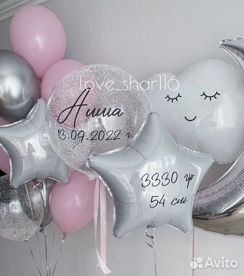 Шары на выписку из Роддома, Шарики Воздушные