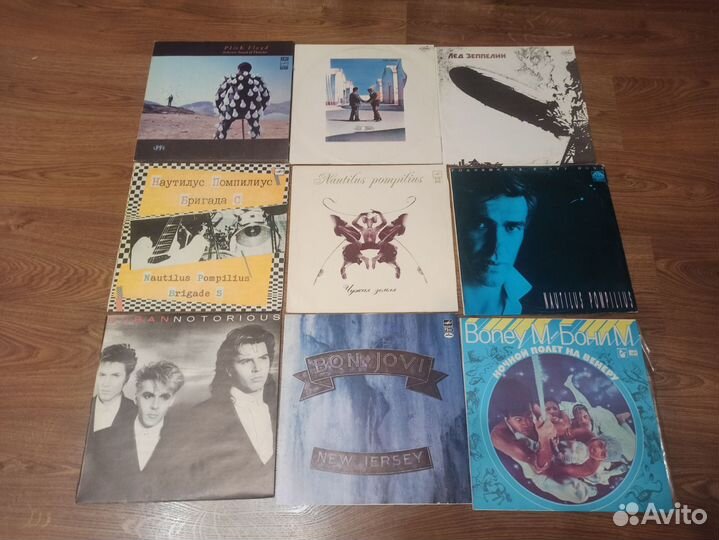Виниловые пластинки русский и зарубежный рок
