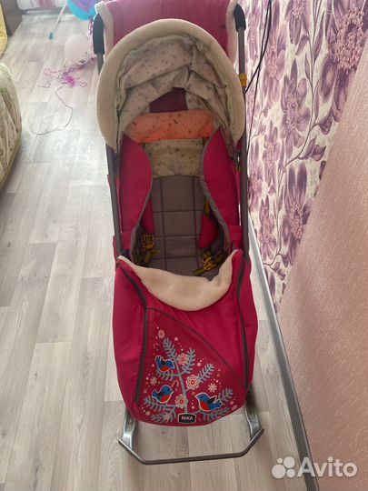 Коляска санки