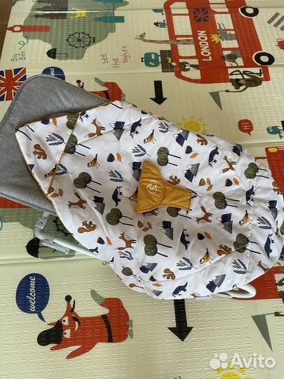 Шезлонг для новорожденных стульчик Kinderkraft