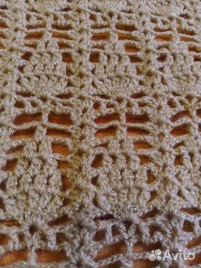 Палантин, ручная работа