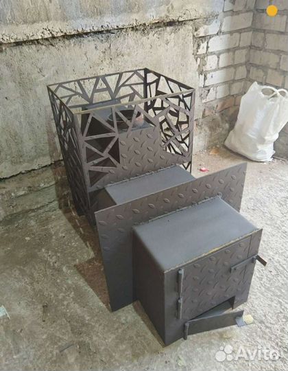 Печь для бани из 530 трубы