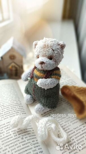 Мишка Тедди вязаный. Ручная работа