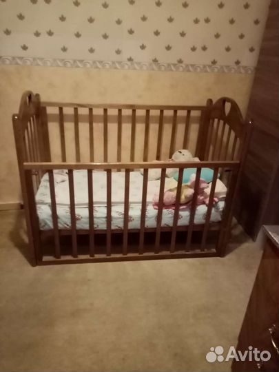 Кроватка+полный комплект к ней