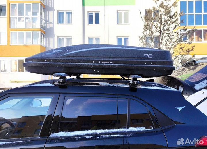 Автобокс на крышу Toyota Camry. ED Магнум