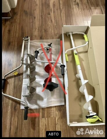 Титановый ледобур 150мм. Новый