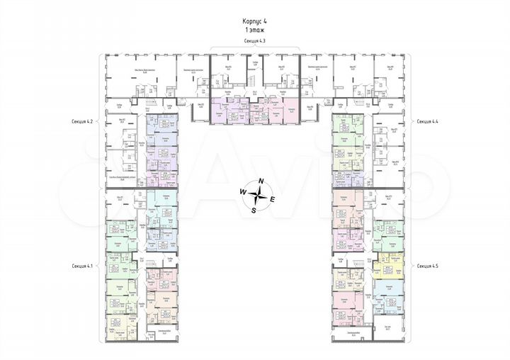 Квартира-студия, 27,5 м², 1/4 эт.