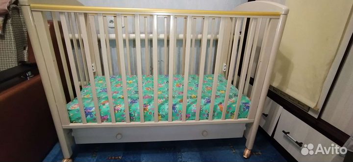 Кроватка гандылян дени с ящиками