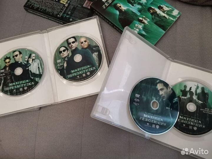 DVD фильм Матрица трилогия лицензия