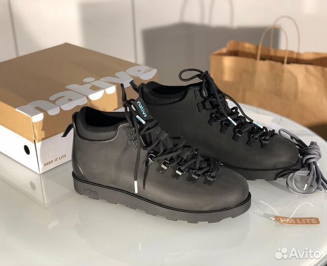 Ботинки Native Fitzsimmons Jiffy Black