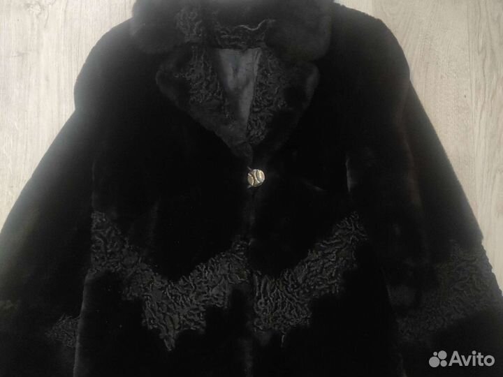 Шуба мутоновая 48 размер