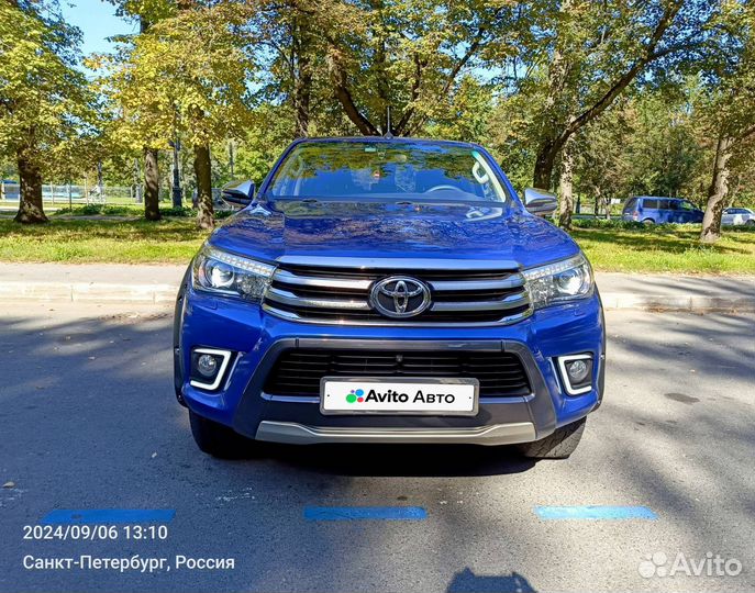 Toyota Hilux 2.8 AT, 2018, 48 000 км