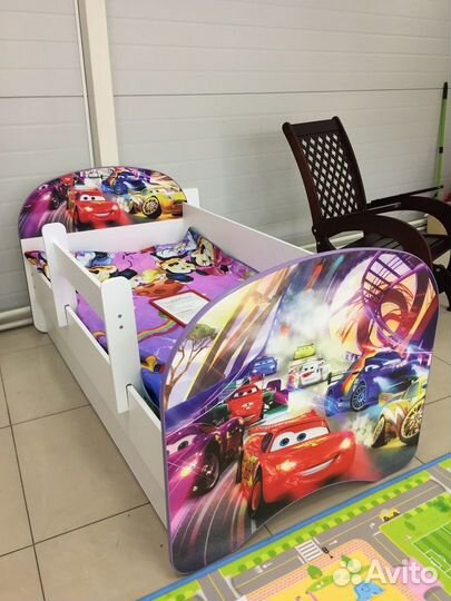 Детская кровать Зайчата 190*80 см