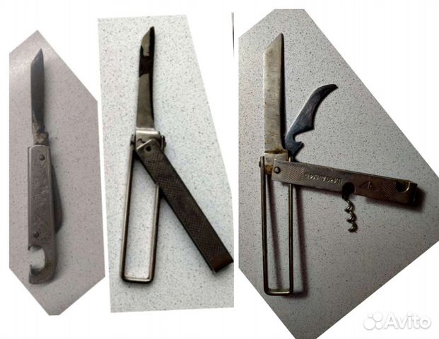 Нож складной СССР рамочный шарнирный