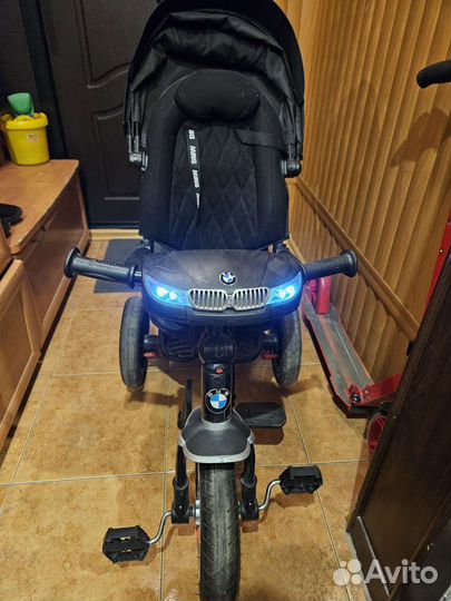 Детский трехколесный велосипед bmw