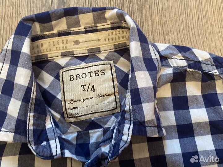 Рубашки для мальчика 4-5 лет