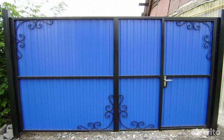 Ворота распашные по договору