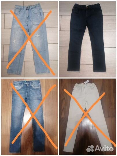 Джинсы 140-146 Gymboree, Levis, Zara, Чп