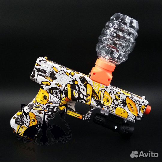 Пистолет бластер с орбизами с лазером