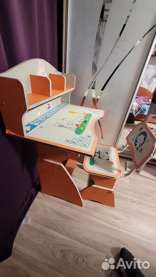 Детский столик и стульчик
