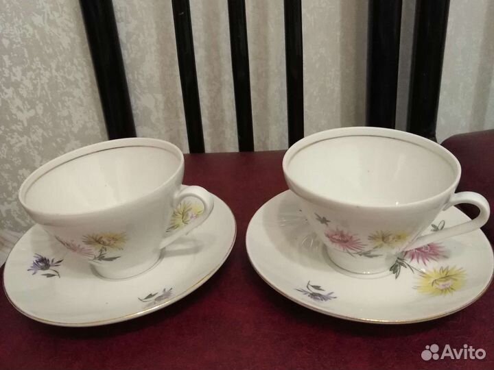 Чашка с блюдцем гдр