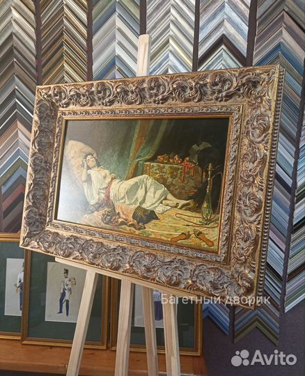 Оформление в раму картин, вышивок и др