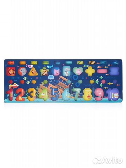 Деревянная логарифмическая доска 4 в 1, рыбалка