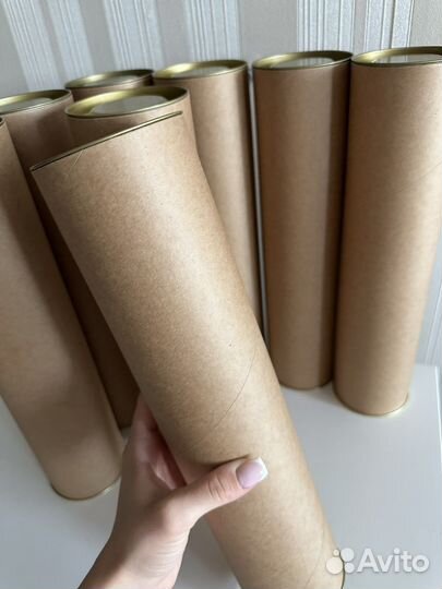 Картонные тубусы, тубус футляр