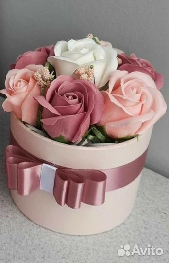 Букет из мыльных цветов