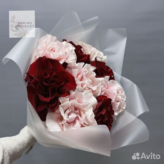 Букет французских роз на заказ