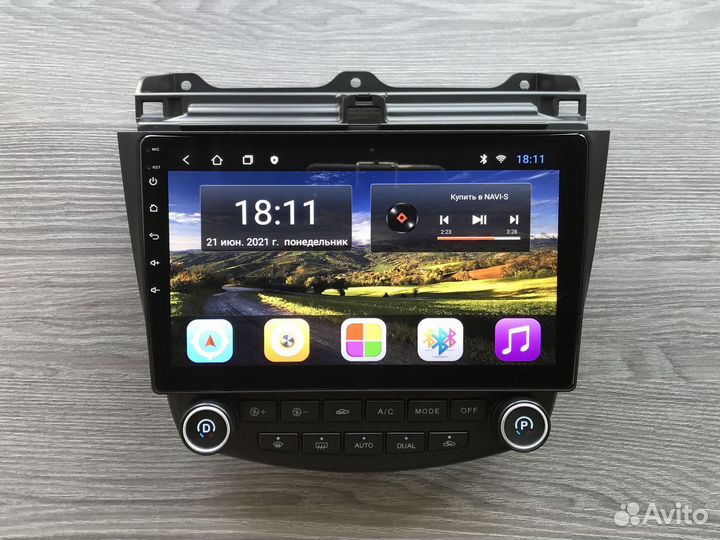 Магнитола Honda Accord 7 с камерой