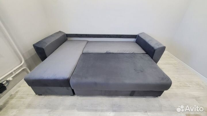 Угловой диван новый Амстердам люкс велюр