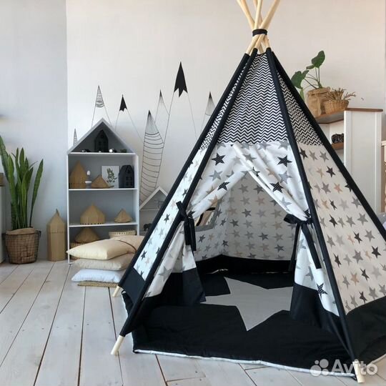 Вигвам домик для игр и система анти-складования
